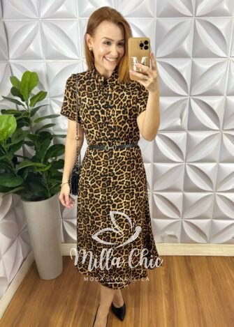 Conjunto Dakar Em Animal Print - Milla Chic