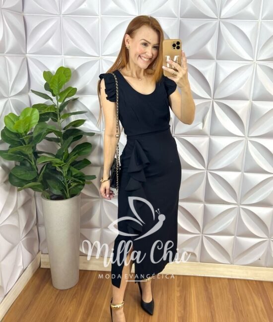 Conjunto Dominique - Preto - Milla Chic