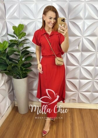 Milla Chic - millachic com br conjunto galles em viscolinho azul 5 Conjunto Galles Em Viscolinho - Azul - Milla Chic