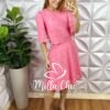 Conjunto Jardins Lesie Algodão 3D - Rosa - Milla Chic