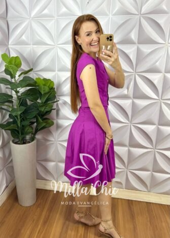 Milla Chic - millachic com br conjunto roma em tricoline orquidea 4 Conjunto Roma Em Tricoline - Orquídea - Milla Chic