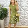 Milla Chic - millachic com br conjunto roma em tricoline verde Conjunto Roma Em Tricoline - Verde - Milla Chic