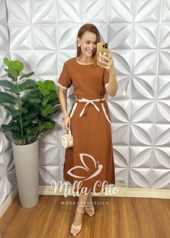 Conjunto Tereza - Marrom - Milla Chic