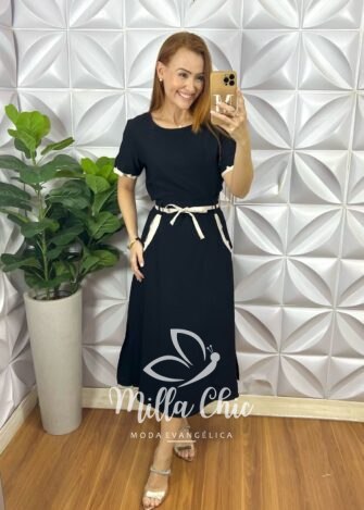 Milla Chic - millachic com br conjunto tereza preto 3 Conjunto Tereza - Preto - Milla Chic