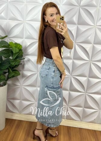 Milla Chic - millachic com br saia jeans lala 2 Saia Jeans Lala - Milla Chic