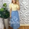 Saia Jeans Lena - Milla Chic