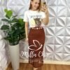Milla Chic - millachic com br saia martina em tule marrom Saia Martina Em Tule - Marrom - Milla Chic