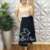 Saia Monalisa Envelope - Preta - Milla Chic