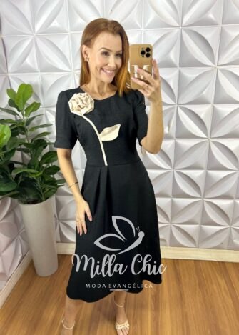 Vestido Aretha Flor - Milla Chic