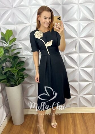 Milla Chic - millachic com br vestido aretha flor 6 Vestido Aretha Flor - Milla Chic