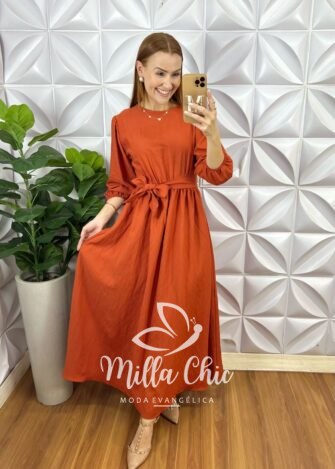 Vestido Carlota - TerraCota - Milla Chic