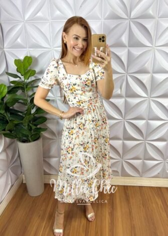 Vestido Daiana Plissado - Milla Chic