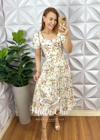 Vestido Daiana Plissado - Milla Chic