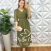 Milla Chic - millachic com br vestido diana em chiffon boho verde Vestido Diana Em Chiffon Boho - Verde - Milla Chic
