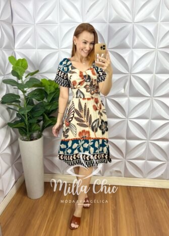 Milla Chic - millachic com br vestido emma viscolinho curto 2 Vestido Emma Viscolinho Curto - Milla Chic