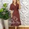 Milla Chic - millachic com br vestido envelope eulalia marrom Vestido Envelope Eulália - Marrom - Milla Chic