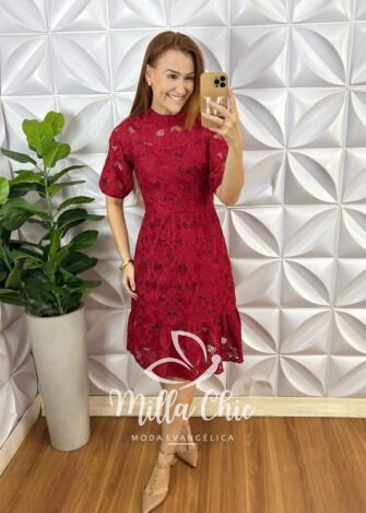 Milla Chic - millachic com br vestido grecia vermelho 2 Vestido Grécia - Vermelho - Milla Chic