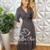Vestido Nala Em Viscolinho - Marrom - Milla Chic