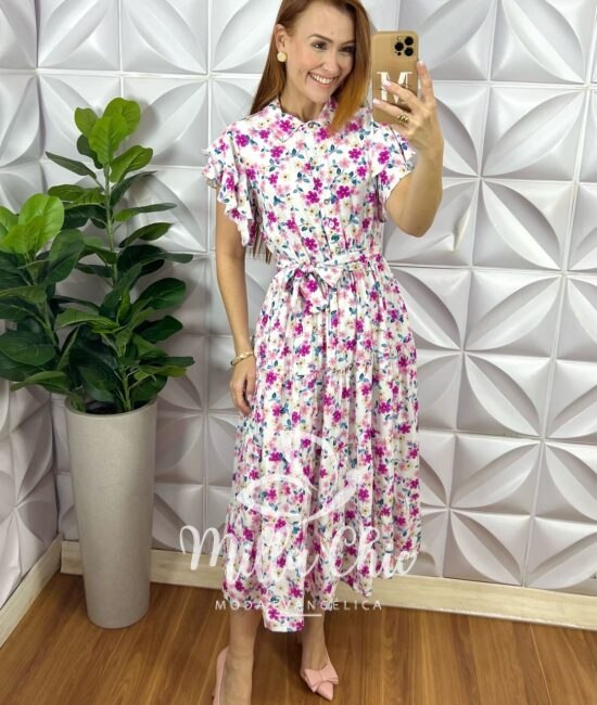 Vestido Marieta Em Viscolinho - Branco - Milla Chic