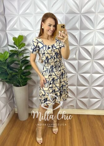 Vestido Mia Comfy Chic Decote Quadrado - Milla Chic