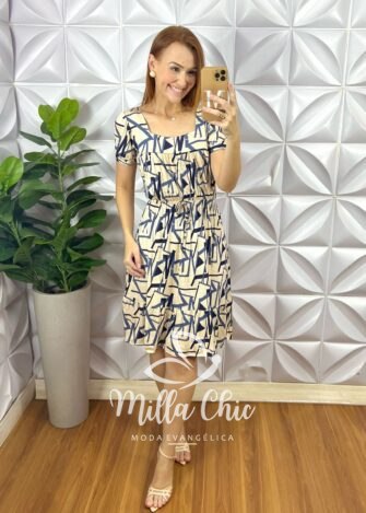 Vestido Mia Comfy Chic Decote Quadrado - Milla Chic