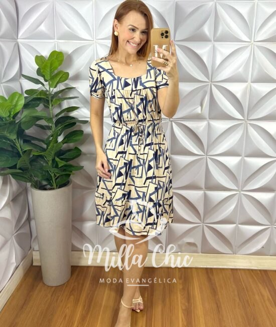 Vestido Mia Comfy Chic Decote Quadrado - Milla Chic