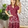 Milla Chic - millachic com br vestido otilia em crepe dunnas vermelho Vestido Otilia Em Crepe Dunnas - Vermelho - Milla Chic