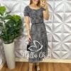 Vestido Suíça Em Tule Póa - Preto - Milla Chic