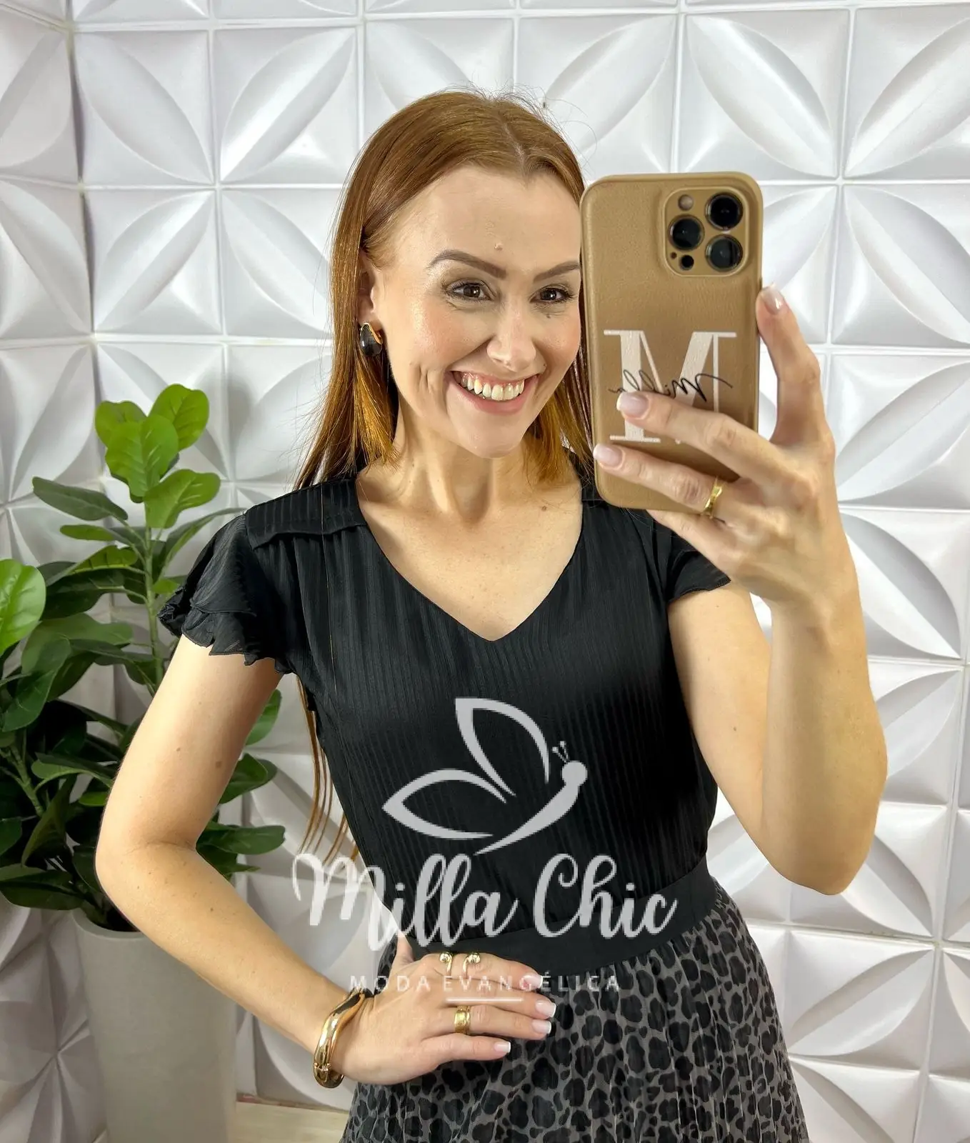 Blusa Em Cetim Margot – Preta – Milla Chic Blusa Em Cetim Margot - Preta - Milla Chic