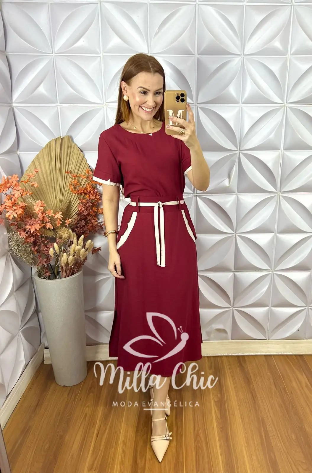 Conjunto Tereza – Vermelho – Milla Chic Conjunto Tereza - Vermelho - Milla Chic