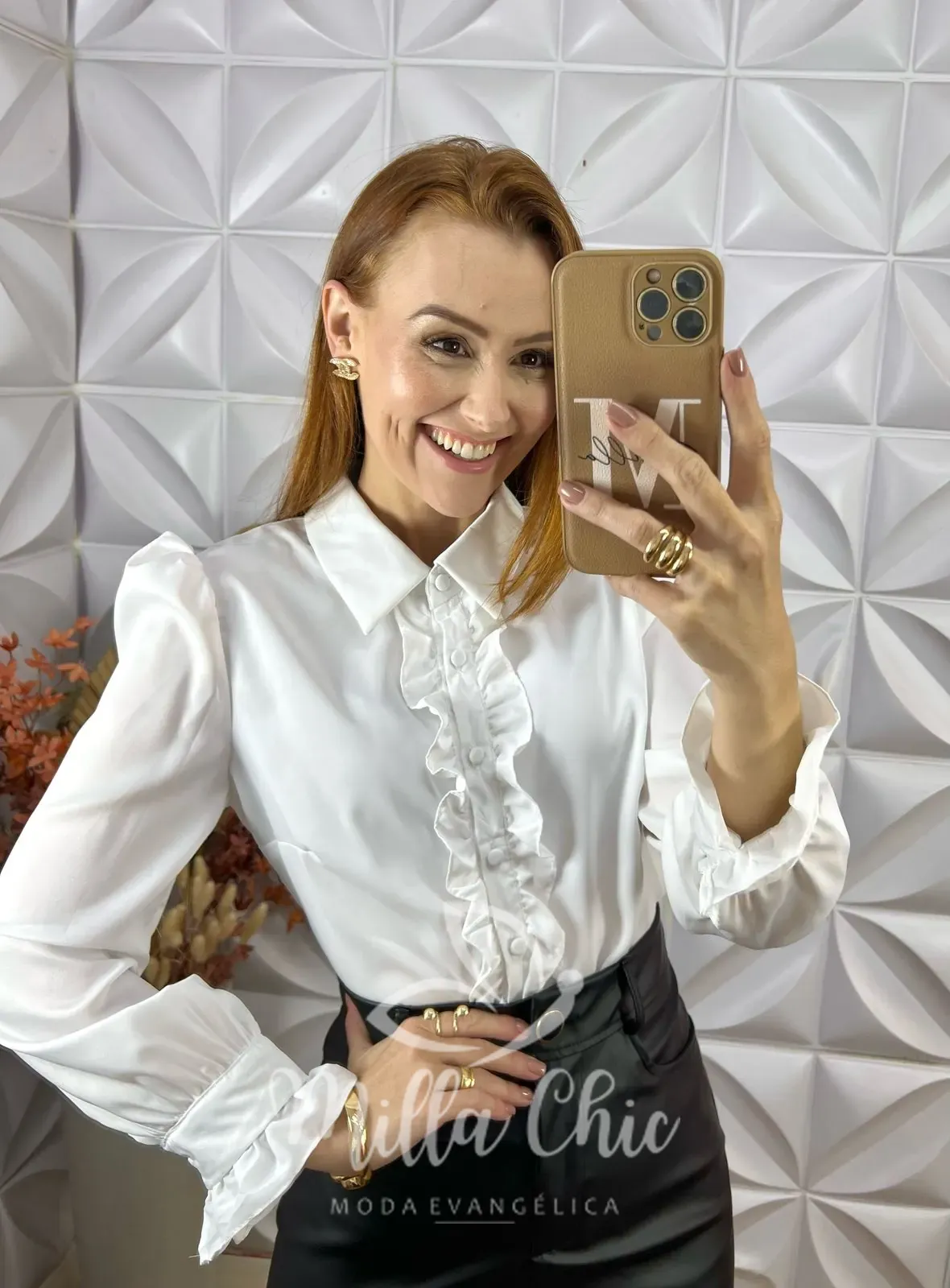 Camisa Doroty – Branco – Milla Chic Camisa Doroty - Branco - Milla Chic
