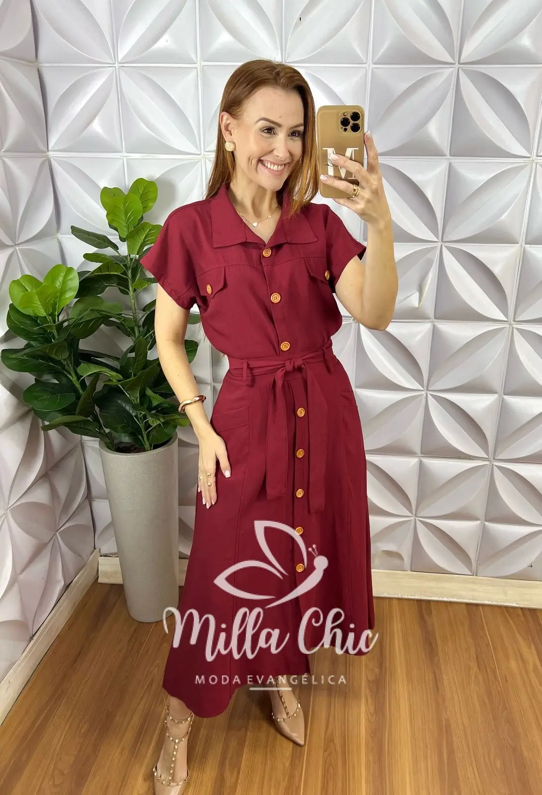 Conjunto Betânia – Cereja – Milla Chic Conjunto Betânia - Cereja - Milla Chic