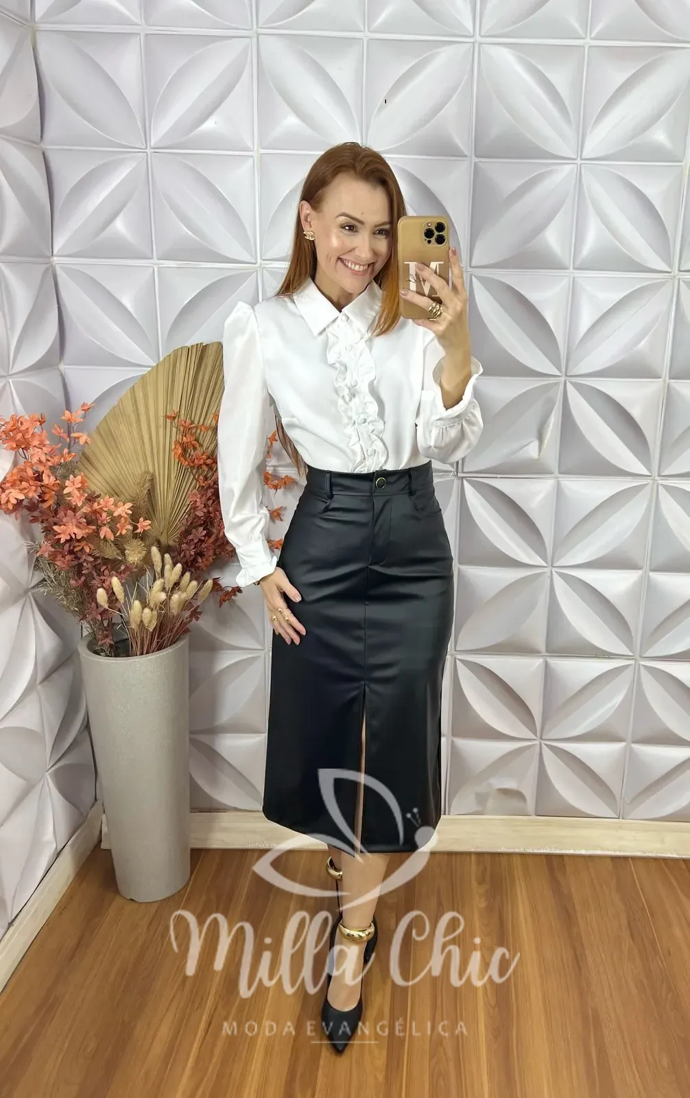 Camisa Doroty – Branco – Milla Chic Camisa Doroty - Branco - Milla Chic