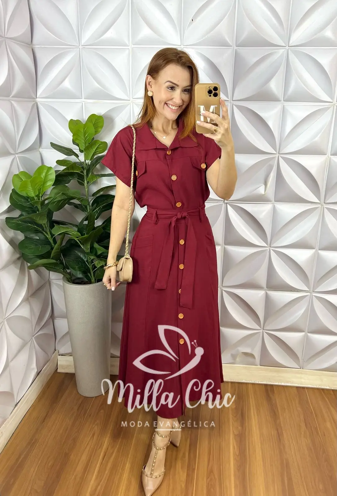 Conjunto Betânia – Cereja – Milla Chic Conjunto Betânia - Cereja - Milla Chic
