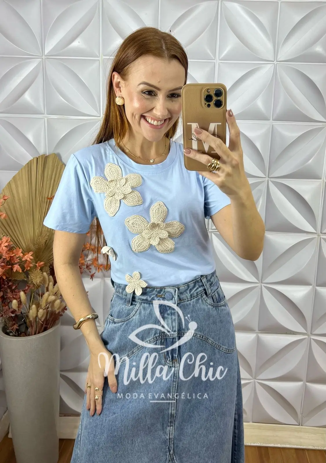 Blusa Jordânia Com Aplicação Em Crochê – Verde – Milla Chic Blusa Jordânia Com Aplicação Em Crochê - Verde - Milla Chic