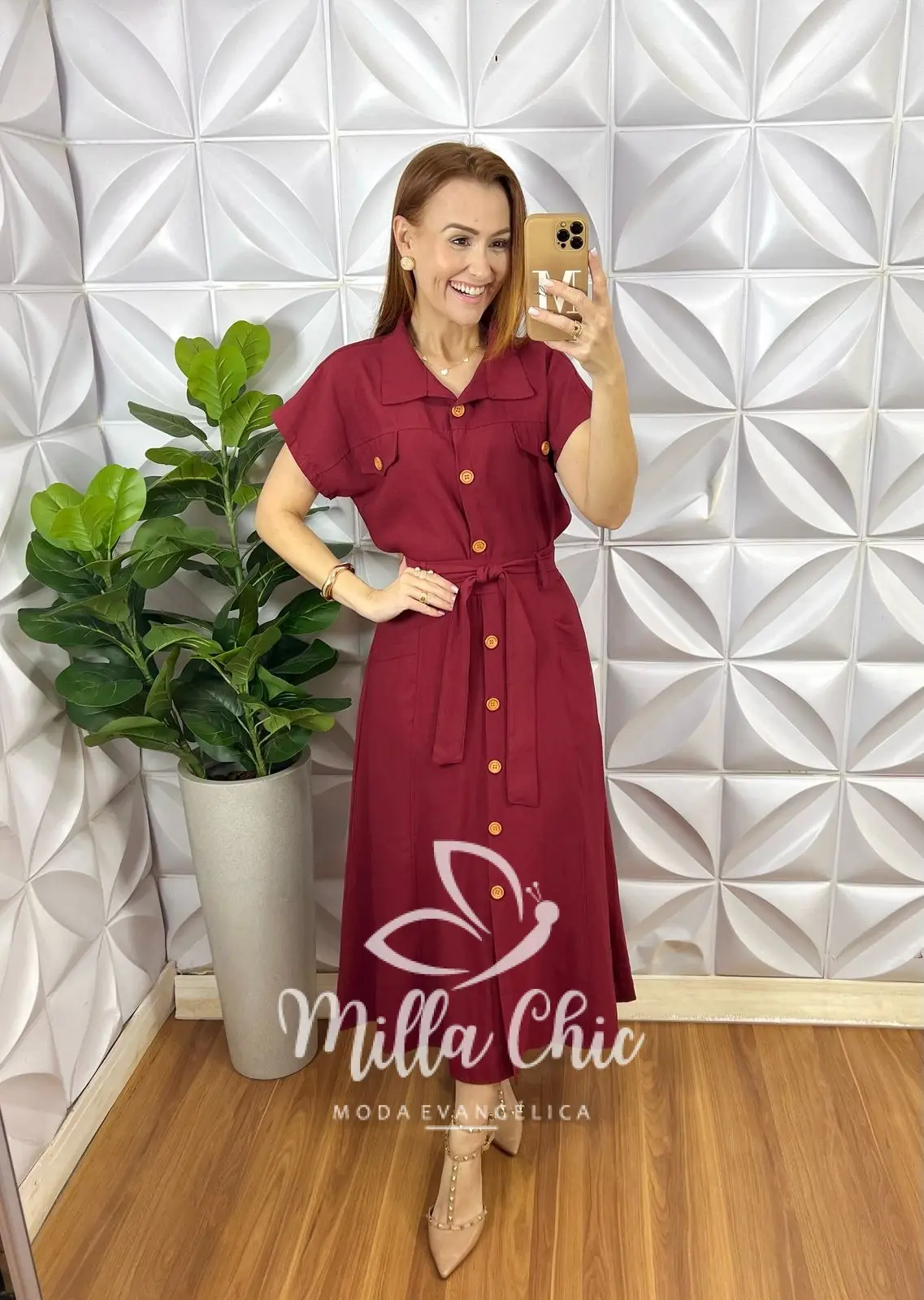 Conjunto Betânia – Cereja – Milla Chic Conjunto Betânia - Cereja - Milla Chic