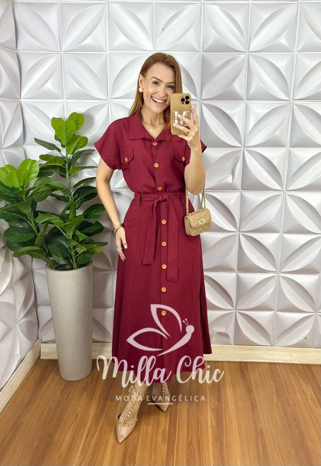 Conjunto Betânia – Cereja – Milla Chic Conjunto Betânia - Cereja - Milla Chic