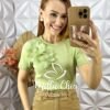Milla Chic - millachic com br blusa jaque malha de algodao com aplicacao verde 1 Blusa Jaque Malha De Algodão Com Aplicação - Verde - Milla Chic