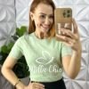 Blusa Livia Em Tricot Modal - Verde - Milla Chic