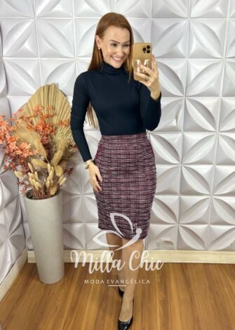 Cacharel Manga Longa - Preto - Milla Chic