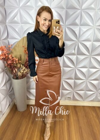 Camisa Doroty - Preto - Milla Chic
