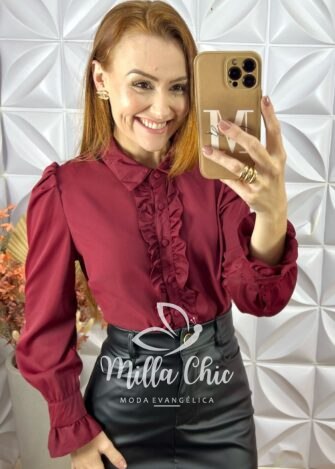 Camisa Doroty - Vermelho - Milla Chic