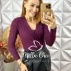 Milla Chic - millachic com br cardigan com blusa tricot modal clotilde marrom copia 3 Cardigan Com Blusa Tricot Modal Clotilde - Marsala - Milla Chic