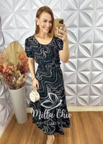 Conjunto Riviera - Preto - Milla Chic