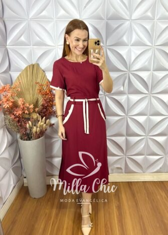 Conjunto Tereza - Vermelho - Milla Chic
