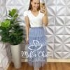 Milla Chic - millachic com br saia tule babado irene azul 1 Saia Tule Babado Irene - Azul - Milla Chic
