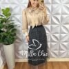 Saia Ursula  Em Tule - Preta - Milla Chic