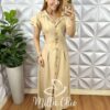 Milla Chic - millachic com br vestido chemise amaris areia Vestido Chemise Amaris - Areia - Milla Chic