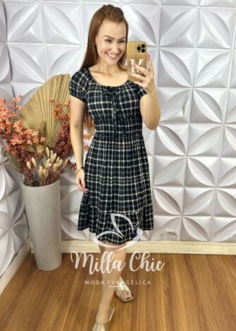 Vestido Comfy Chic Gabriela - Marrom - Milla Chic