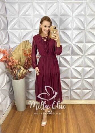 Milla Chic - millachic com br vestido ercilia boho chic vermelho 1 Vestido Ercilia Boho Chic - Vermelho - Milla Chic